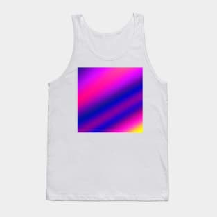 pink blue yellow abstract texture art Tank Top